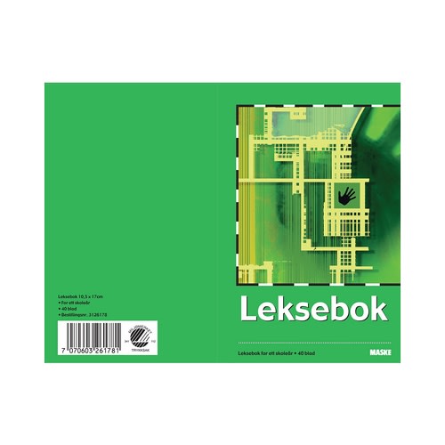 Leksebok 10.5x17cm 40bl