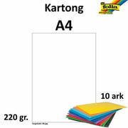 Kartong A4 220g hvit