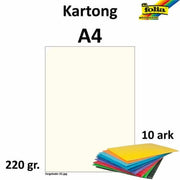 Kartong A4 220g elfenben