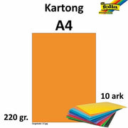 Kartong A4 220g orange