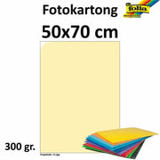Fotokartong 50x70 300g vanilje 10pk