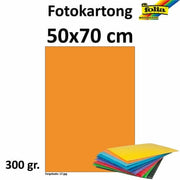Fotokartong 50x70 300g oker gul 10p