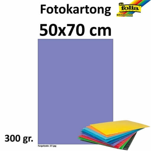 Fotokartong 50x70 300g lavendel 10p