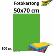 Fotokartong 50x70 300g gre.grønn 10