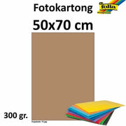 Fotokartong 50x70 300g brun 10pk