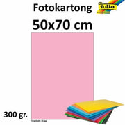 Fotokartong 50x70 300g l.rosa 10pk