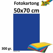 Fotokartong 50x70 300g marine 10pk