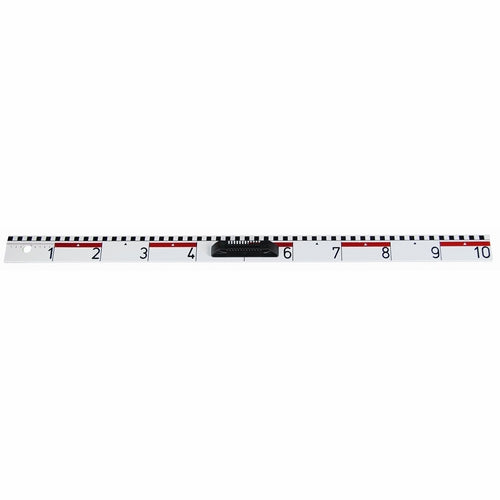 Tavlelinjal 100cm rød/sort