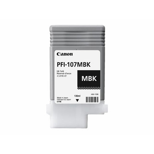 Blekk Canon PFI-107MBK matt sort 130ml