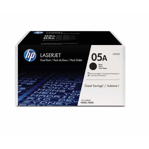 Toner HP Dual Pack CE505D sort