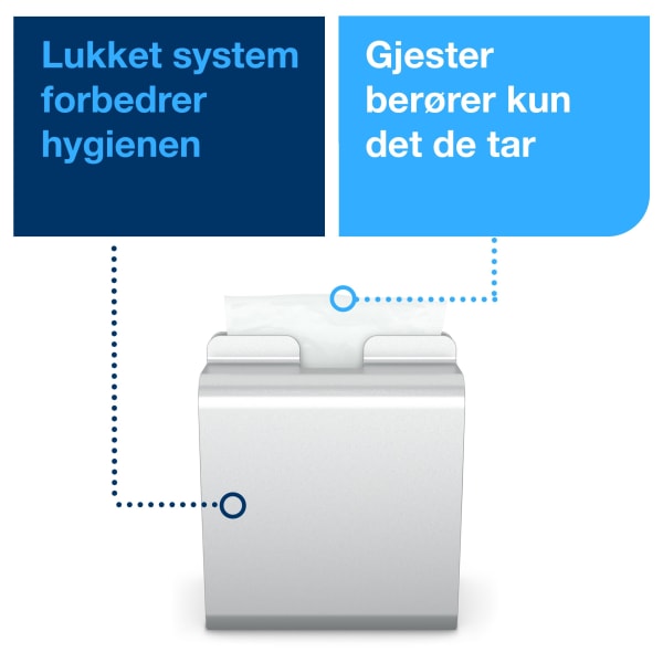 Serviettdisp Tork Xpressnap Aluminiun N4