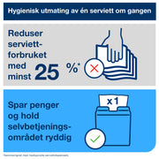 Serviettdisp Tork Xpressnap Aluminiun N4