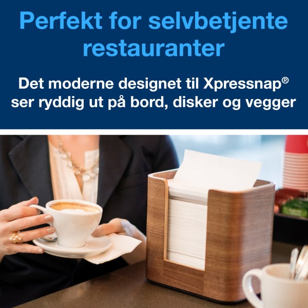 Serviettdisp Tork Xpressnap Valnøtt N4
