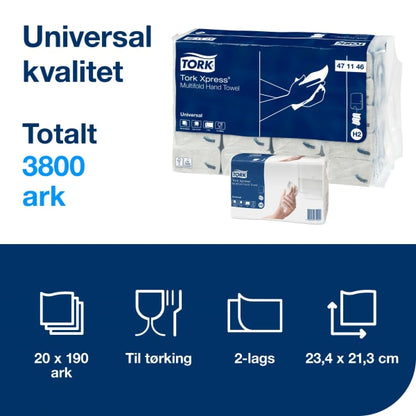 Håndtørk H2 Xpress Universal 2l