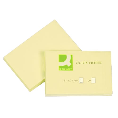 Notatblokk 51x76mm gul