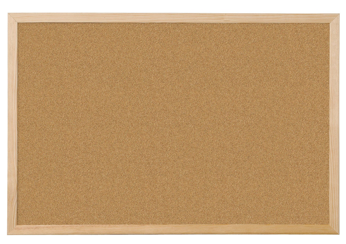 Korktavle Q-Connect 60x40cm treramme