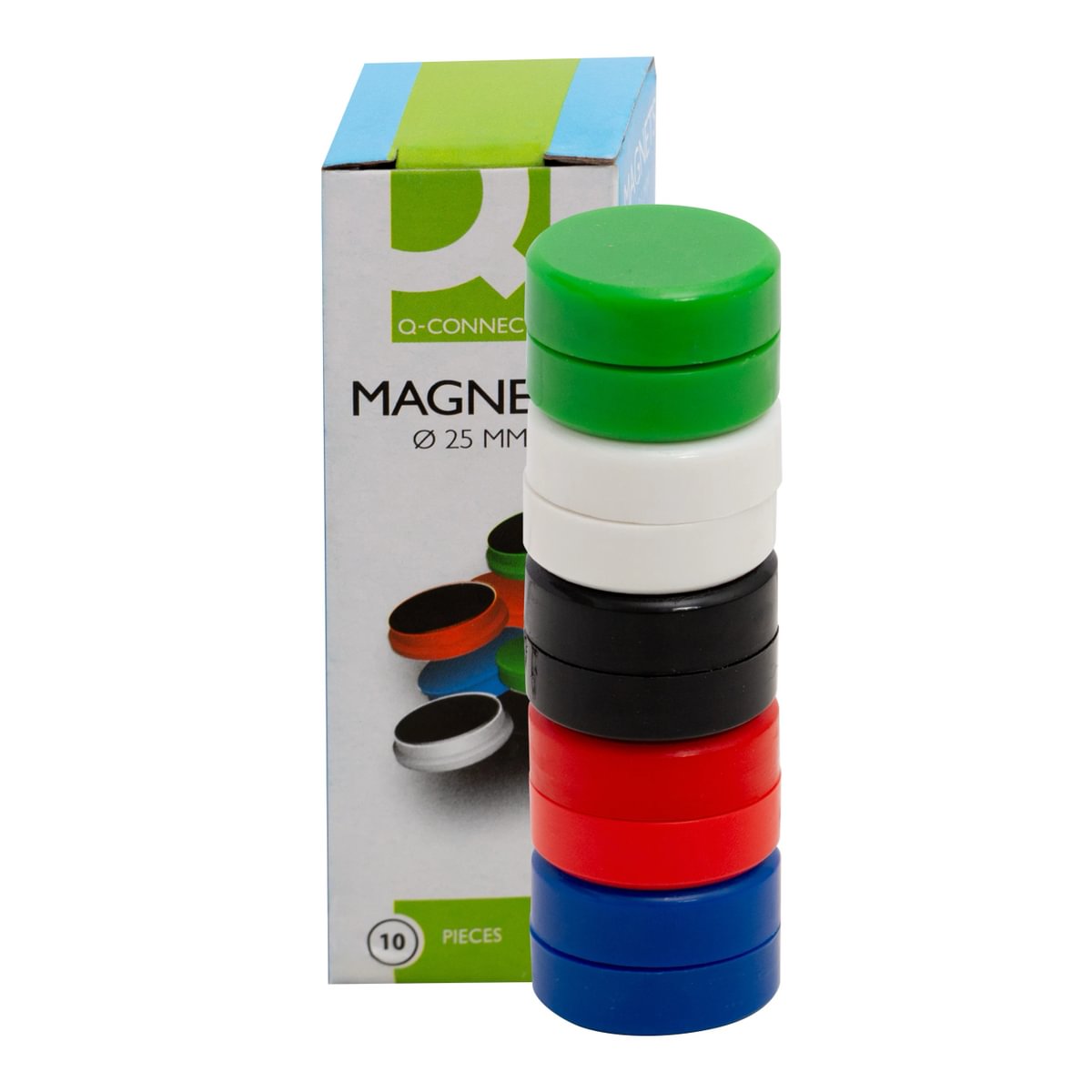 Magnet WB Q-Connect 25mm hvit