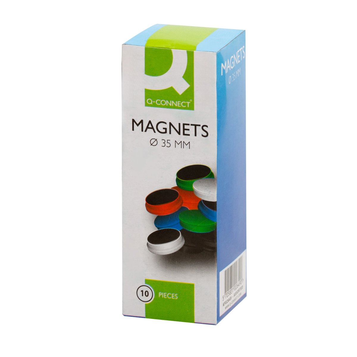 Magnet WB Q-Connect 35mm hvit
