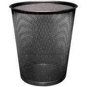 Papirkurv 19L metall sort