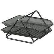 Brevkurv metall 2 kurver sort