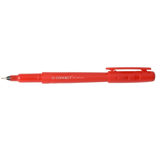 Fiberpenn Fineliner 0.4mm rød