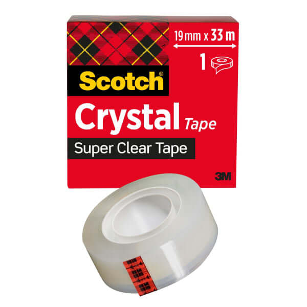Kontortape 600 19mmx33m klar