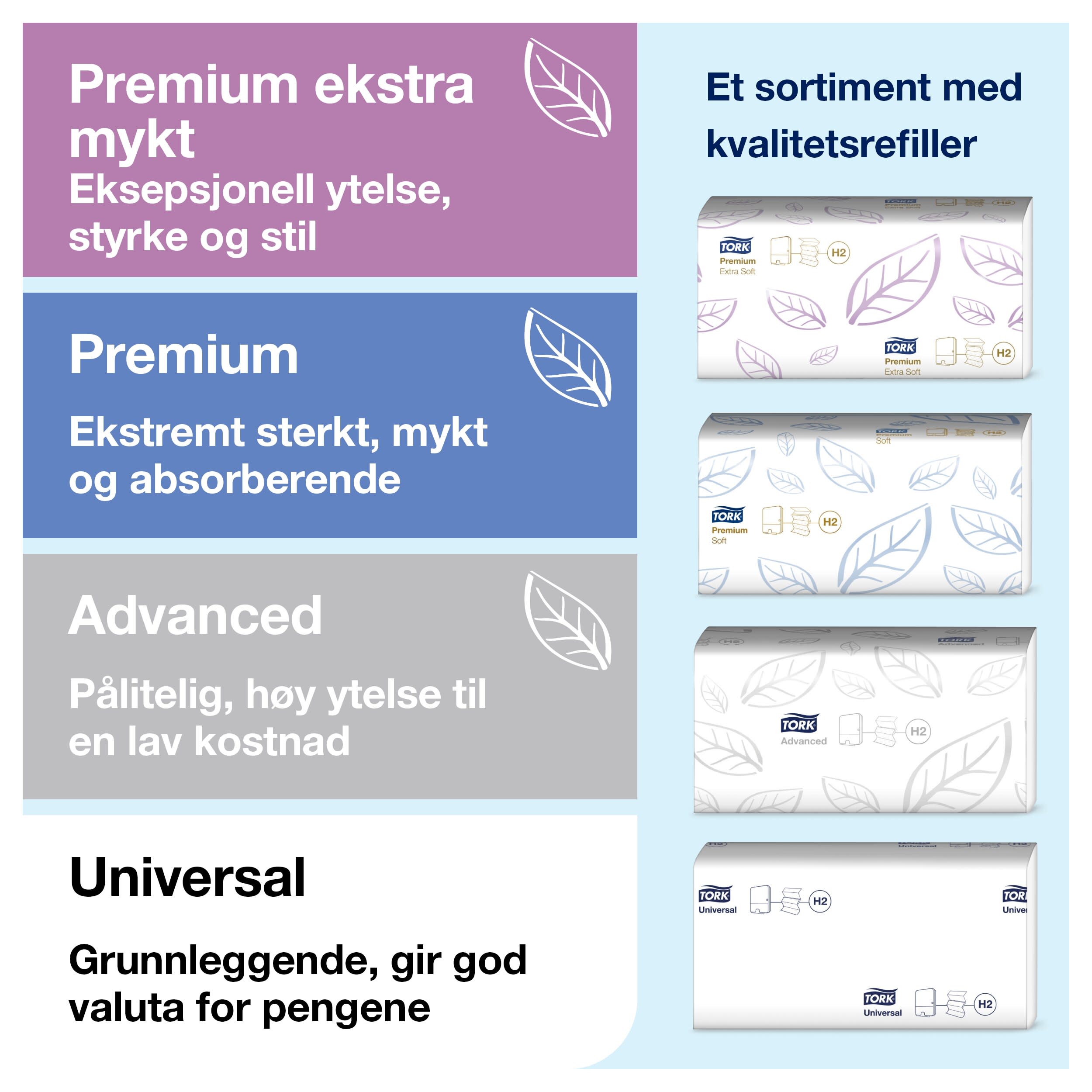 Borddispenser H2 xpress stål