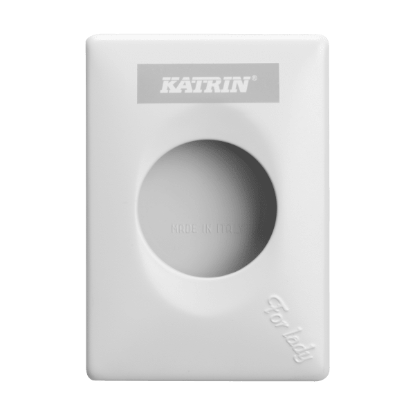 Holder Katrin Hygienepose hvit plast