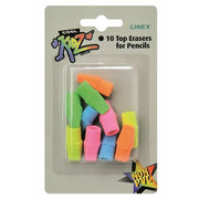 Viskelær Linex blyanttopper 10pk