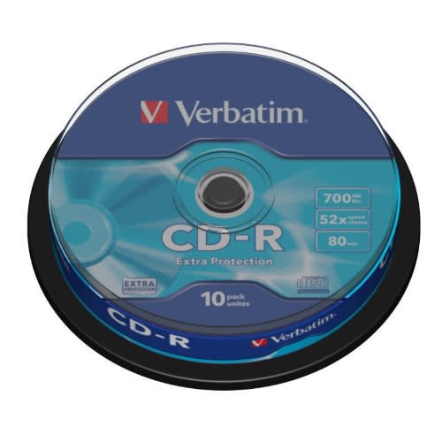 CD-R Verbatim 700MB 52x spindel 10pk