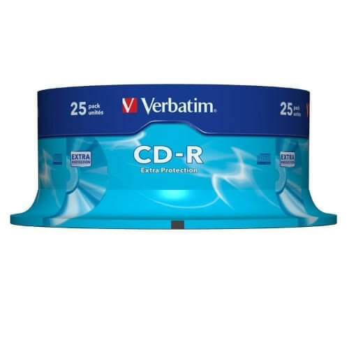 CD-R Verbatim 700MB 52x spindel 25pk
