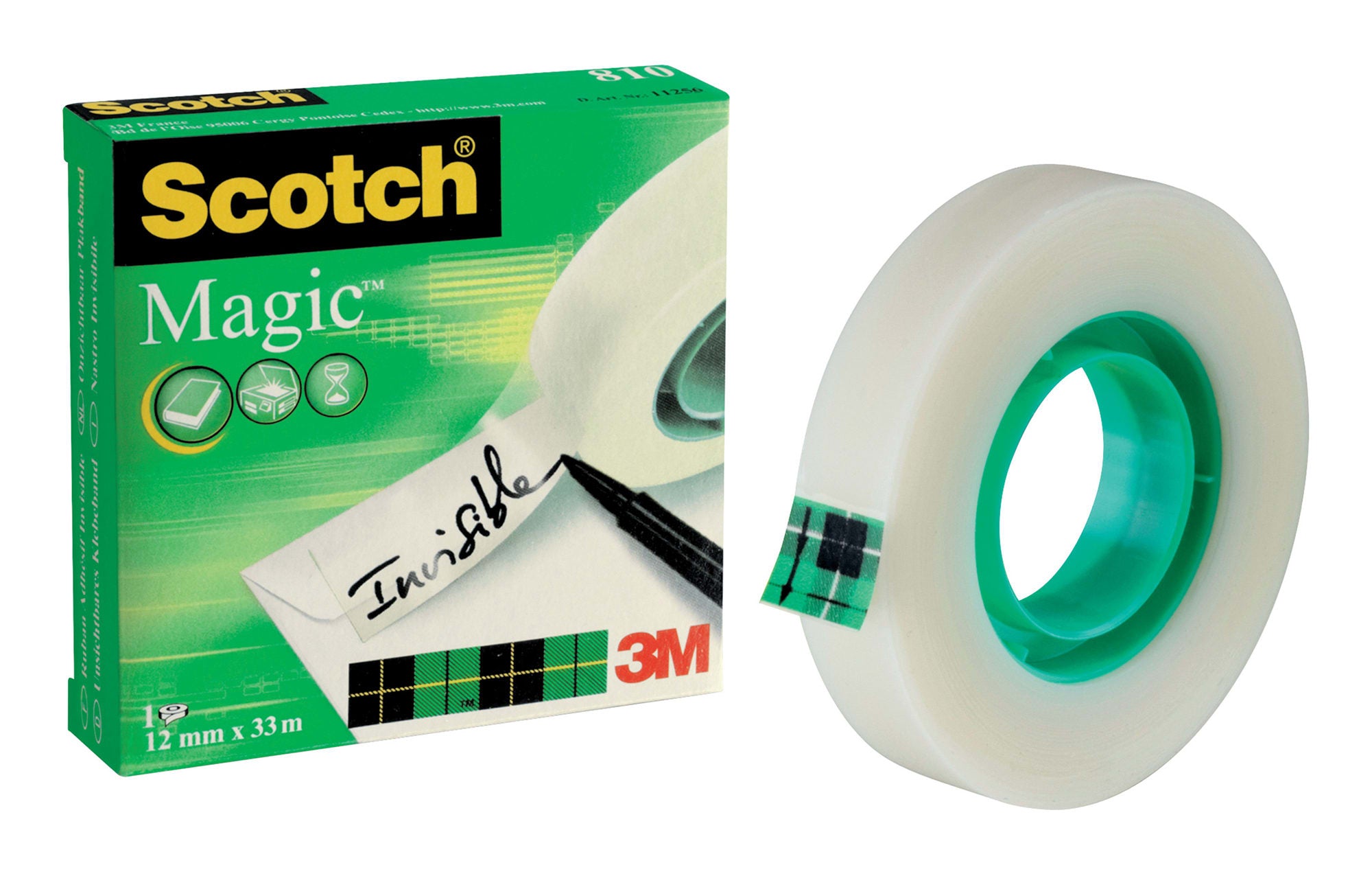 Kontortape 810 12mmx33m matt