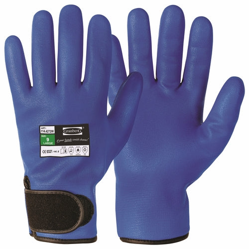 Hanske montering vinterforet nitril 11