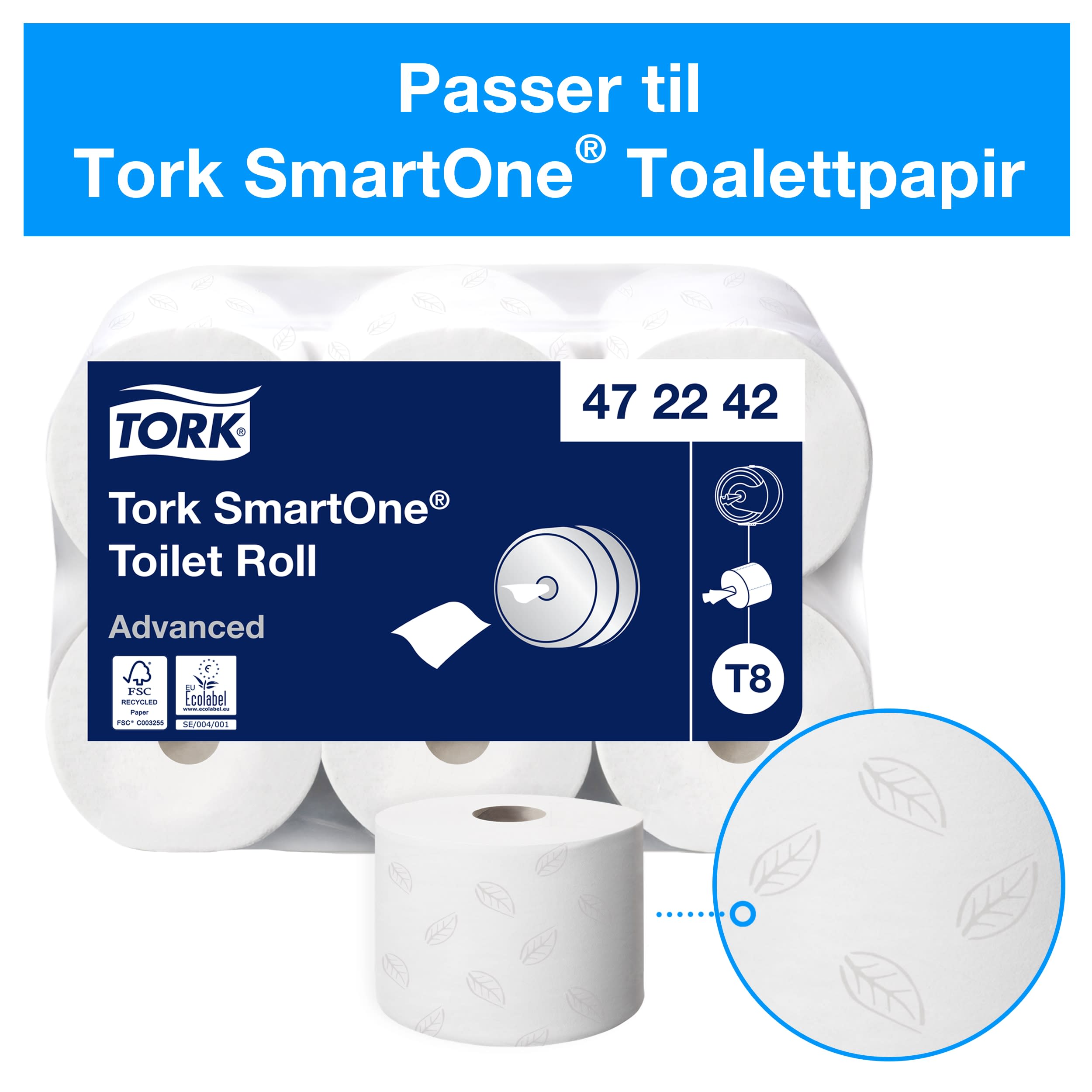Disp Toa Tork T8 SmartOne sort