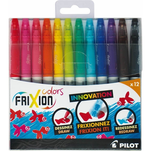 Tusj Pilot Frixion Color 12stk assortert