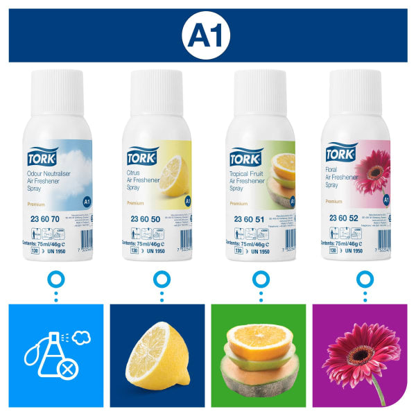 Dispenser Tork A1 Aerosol grå