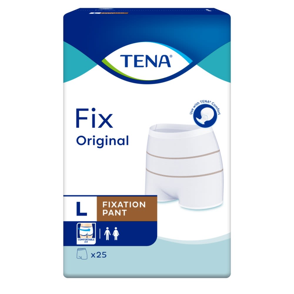 Truse TENA Fix Orginal hvit m/ben L