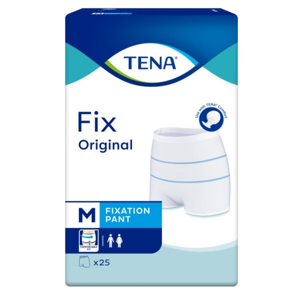 Truse TENA Fix Orginal hvit m/ben M