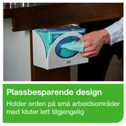 Dispenser Tork W8 hvit plast