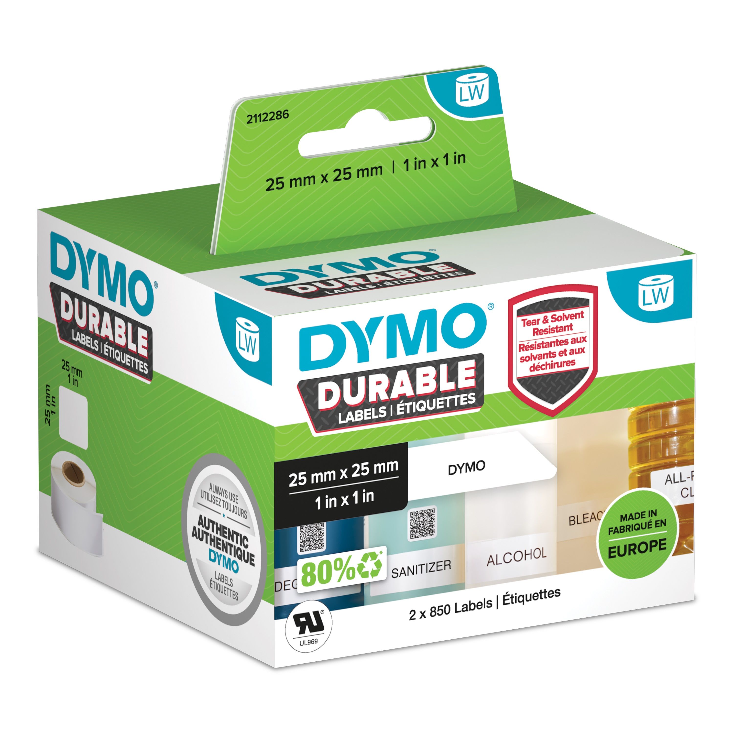 Dymo LW Durable 25mm x 25mm (1700)