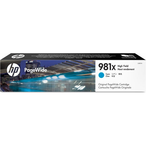 HP 981X XL Cyan PageWide Cartridge