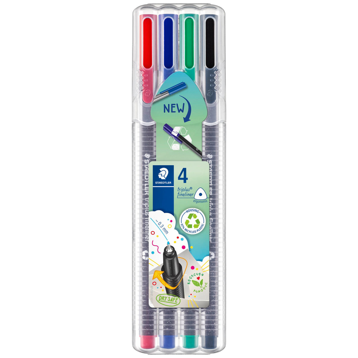 Fiberpenn Triplus finel. 0,3mm 4 frg