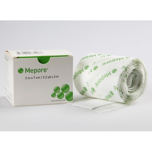 Bandasje Mepore rull 7cmx2m