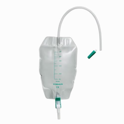 Urinpose m/kran 500ml slange 60cm
