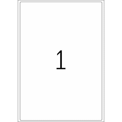 Etikett HERMA A4 199,6x289,1mm (100)