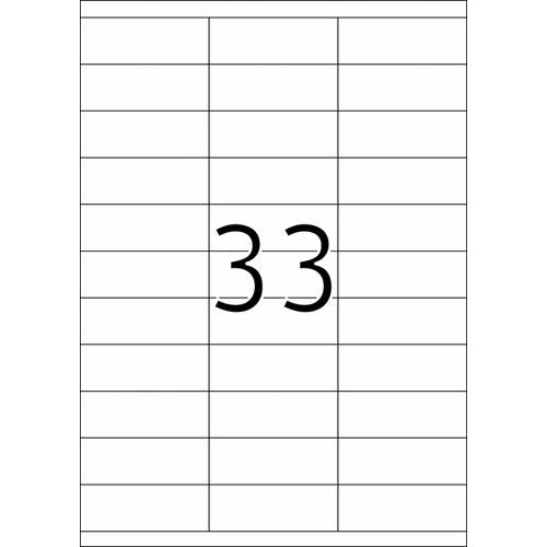 Etikett HERMA A4 70x25,4mm (100)