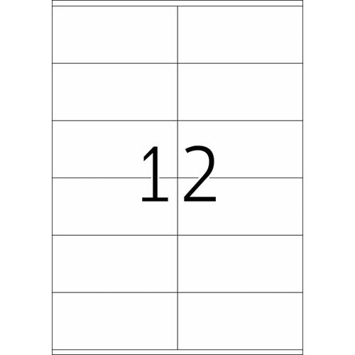 Etikett HERMA A4 105x48mm (100)
