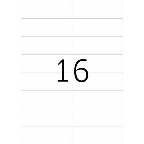 Etikett HERMA A4 105x37mm (100)