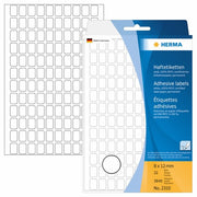 Merkeetikett HERMA hvit 8x12mm (3840)