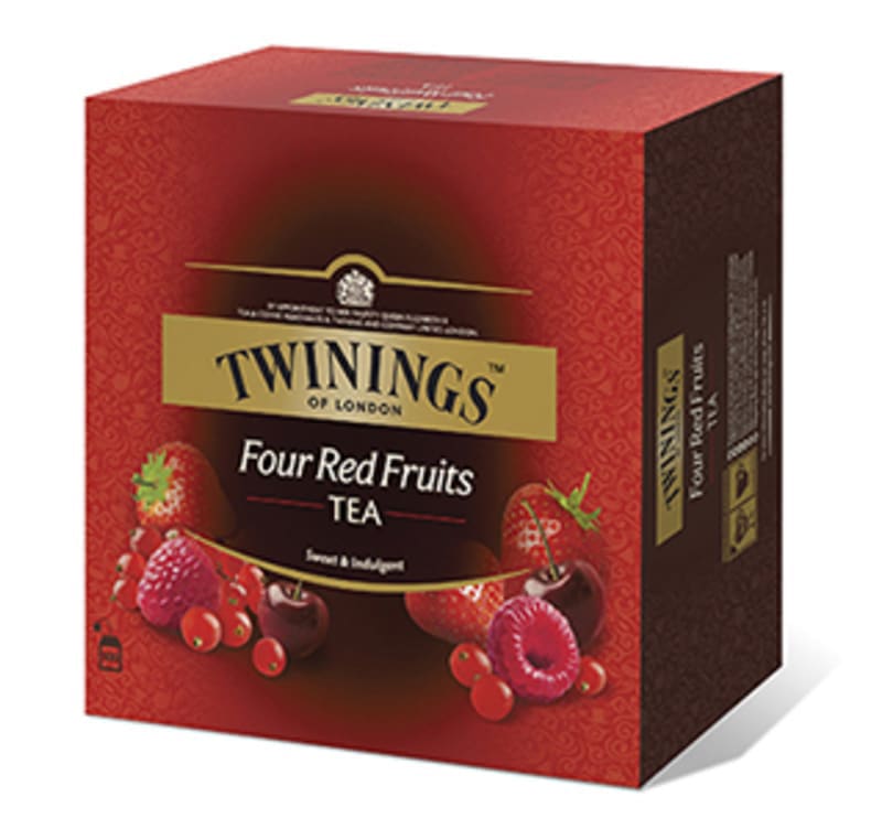 Te Twinings 4 røde frukter 100 pos